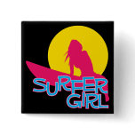 Surfer Girl buttons