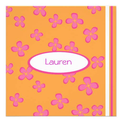 Surfer Girl Custom Invite