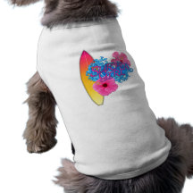 Surfer Girl Dog Tee Shirt