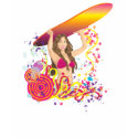 "Surfer Girl" Fitted Babydoll Tee t-shirts
