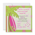 Surfer Girl Custom Invitation