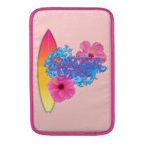 Surfer Girl Macbook Air Sleeves