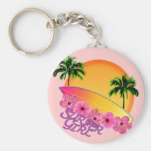 Surfer Girl Key Chains