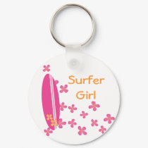 Surfer Girl keychains by trennea Surfer Girl keychains