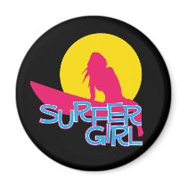 Surfer Girl magnets