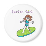 Surfer Girl Magnets