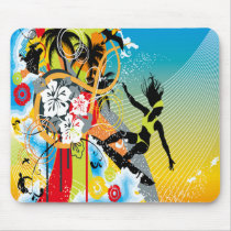 Surfer Girl Mousepad