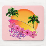 Surfer Girl Mousepad