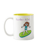 Surfer Girl Mugs