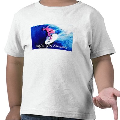 surfer Girl Summer Trademark Toddler T Tee Shirt