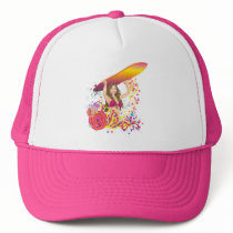 "Surfer Girl" Trucker Cap hats by BigSisLittleSis "Surfer Girl" Trucker Cap hats