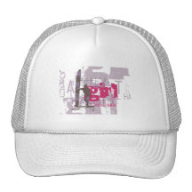 Surfer Girl Tshirts and Gifts Mesh Hats