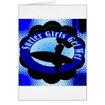 Surfer Girls Get Wet cards