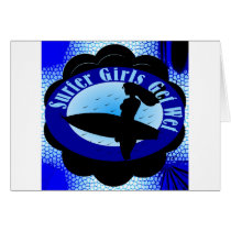 Surfer Girls Get Wet cards