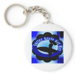 Surfer Girls Get Wet keychains