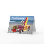 Surfer/Hawaiian Christmas Card