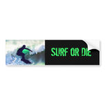 Surfer in Big Wave Bumper Stickers