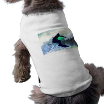 Surfer in Big Wave Doggie Tshirt