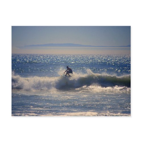 Surfer in Huntington Beach, California Postcard zazzle_postcard