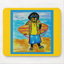 Surfer Joe mousepads by Dachshunds_by_Joanne Surfer Joe mousepads