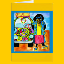 Surfer Joe's Van cards