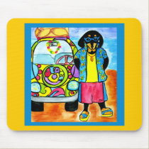 Surfer Joe's Van mousepads