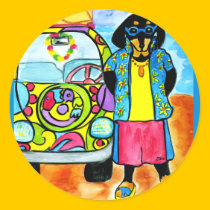 Surfer Joe's Van stickers