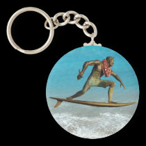 Surfer keychains