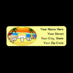Surfer Kilroy Address Label