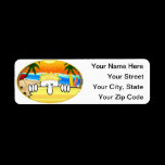 Surfer Kilroy Address Label