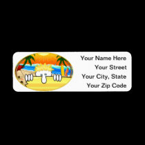 Surfer Kilroy Address Label