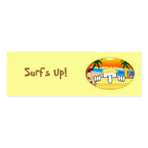 Surfer Kilroy Bookmark Business Card