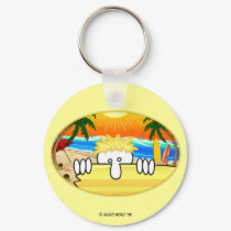 Surfer Kilroy Keychain
