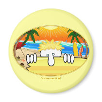 Surfer Kilroy Magnet