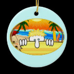 Surfer Kilroy Ornament