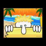 Surfer Kilroy Postcard postcards