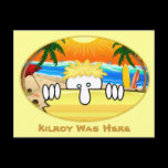 Surfer Kilroy Postcard 2