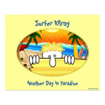 Surfer Kilroy Poster posters