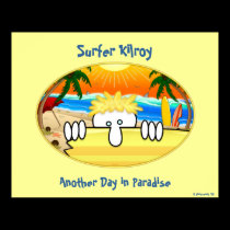 Surfer Kilroy Poster