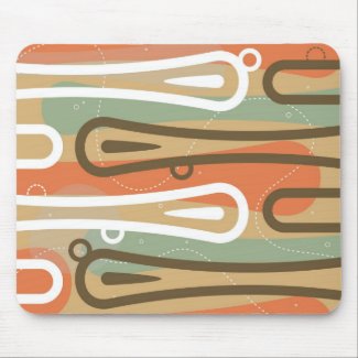 Surfer King - Retro Modern Mousepad mousepad