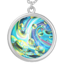 Surfer Medallion Custom Necklace