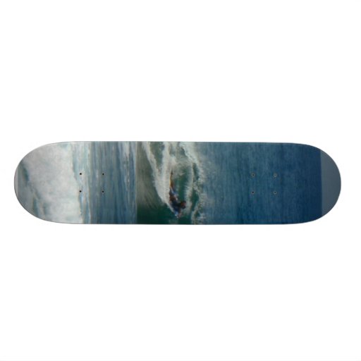 Surfer On See Custom Skate Board