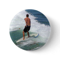 Surfer On Waves Pins