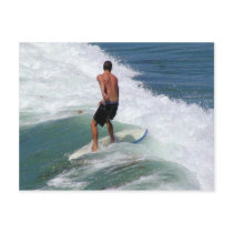 Surfer On Waves postcards
