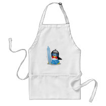 Surfer Penguin Apron