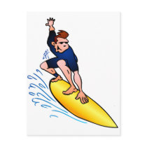 Surfer postcards