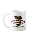 Surfer Pug Mug