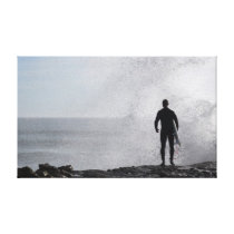 surfer silhouette 1 canvas prints