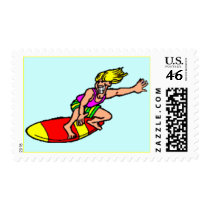 Surfer Stamp