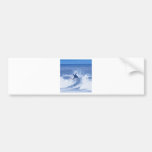 Surfer Surfing Hands Hanging Out HDR Bumper Sticker